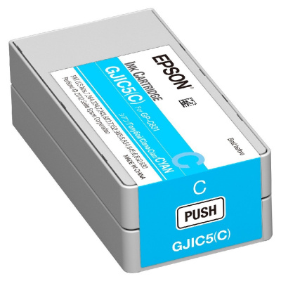 Epson GJIC5(Y) C13S020564 pro ColorWorкомпютри циан (cyan) оригинална касета 
