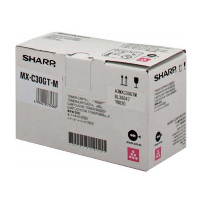 Sharp MX-C30GTM магента (magenta) оригинален тонер