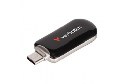Verbatim 30227 Dual Quicбрtick, USB flask disk, USB C + USB A 3.2 Gen 1, 512GB, с каишка, сив