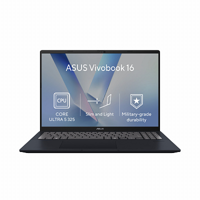 ASUS Vivobook 16/X1607AA-MB056/U5-325/16"/WUXGA/32GB/1TB/Intel int/без ОС/Blue/2R