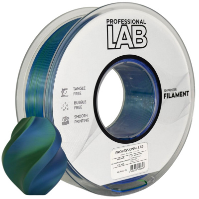 Professional Lab FG-P111-E1, 3D филамент, PLA Silk, 1,75mm, 1000g,  Dual Color, Многоцветен (Oceans embrace)