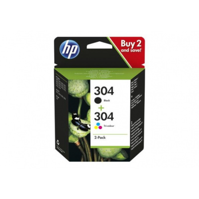 HP 304 3JB05AE черен/цвят (black/color) оригинален комплект касети
