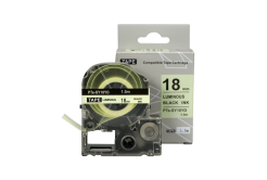 Epson SY18YD, 18mm x 1, 5m, черен печат / луминесцентни бял фон, съвместима лента
