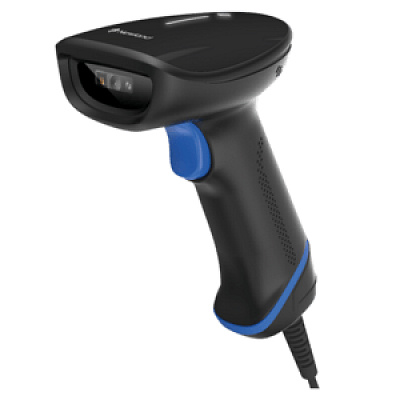 Newland HR23 Dorada Serie NLS-HR2300-V2-S5-W, handheld scanner, healthcare, 2D, imager, USB, IP52, straight cable