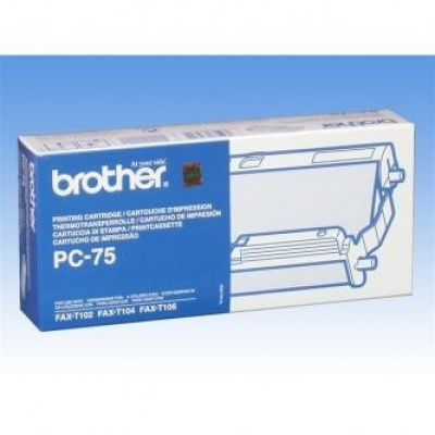 Brother PC75, 1*140стр., Brother Fax T-104, T-106 оригинален факс фолио 