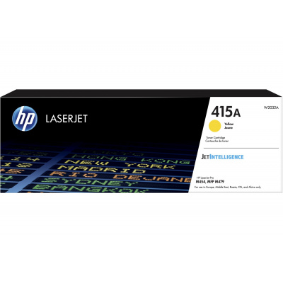 HP 415A W2032A жълт (yellow) оригинален тонер