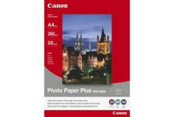Canon Photo Paper Plus Semi-Glossy 1686B018, 260 г/м2, 8x10", 20x25см, 20 бр., полугланц, сатен, бял, фотографска хартия