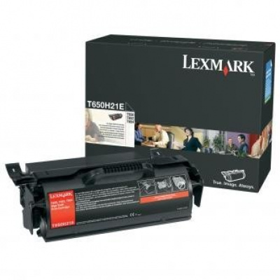 Lexmark T650H21E черен (black) оригинален тонер