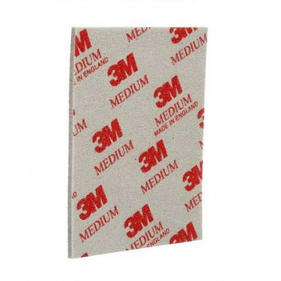 3M Brusná houba pro hrubé broušení - Medium, 115 mm x 140 mm (03808)