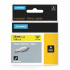 Dymo Rhino 1805444, 24mm x 1,5m, черен печат/жълт фон, оригинална лента