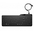 HP 400 Подсветена клавиатура жична (USB) CZ, черна