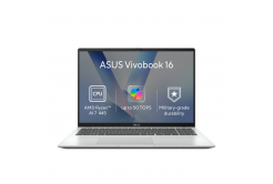 ASUS Vivobook 16/M1607GA-MB036W/AI7-445/16"/WUXGA/32GB/512GB/AMD int/W11H/Сребрист/2R