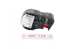 Brady M4C-750-595-WT-RD / 170831, 19.05 mm x 7.62 m, Винил, червен печат / бял фон