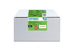 Dymo 2234183, 89mm x 41mm, на етикети за имена, сменяеми бялото оригинални хартиени етикети, 12 x 300 компютри