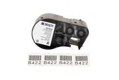 Brady M4-49-422 / 170739, 25.40 mm x 25.40 mm, Polyester, черно копиране / бял фон