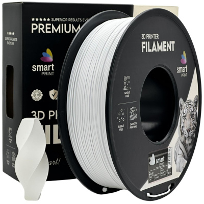 Smart Print FG-S47-E1, 3D филамент, PLA+, 1,75mm, 1000g, Бял (White)