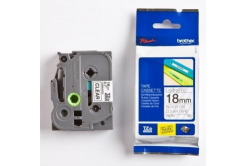 Brother TZ-141 / TZe-141, 18mm x 8m, черен печат / прозрачен субстрат, оригинална лента