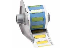 Brady M7-187-1-342-YL / 174560, PermaSleeve маркерни ръкави за кабели, 25.78 mm x 8.50 mm