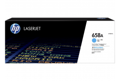 HP 658A W2001A лазурен (cyan) оригинален тонер