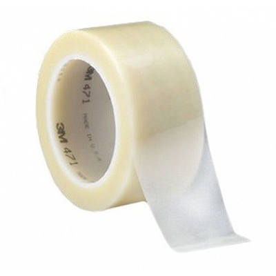 3M 471 Маркираща PVC лепяща лента, устойчива на износване, прозрачна 50 mm x 33 m