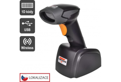 Virtuos EH02G0022 CCD четец HW-311A, безжичен, USB основа, черен
