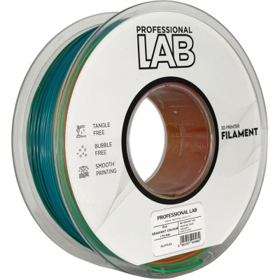 Professional Lab FG-P74-E1, 3D филамент, PLA, 1,75mm, 1000g, Многоцветен (Gradient colour)