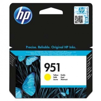 HP CN052AE, 951 жълт (yellow) оригинална касета