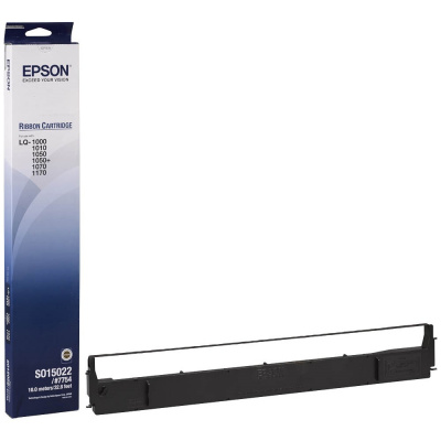 Epson 7754 / C13S015022, черно, оригинална боядисваща лента