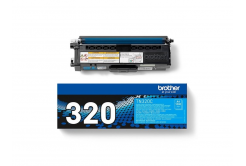 Brother TN-320C лазурен (cyan) оригинален тонер