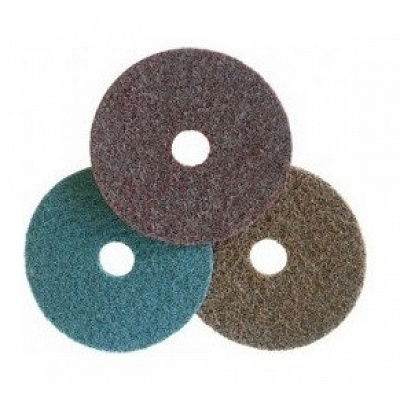 3M Scotch-Brite™ SC-DH Полиращ диск с централен отвор (с велкро) 115 mm A MED