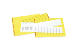 Partex етикети PF-07533KT9, 7,5 x 33 мм, бял, 100 бр, A4, 1 лист