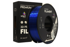 Smart Print FG-S199-E1, 3D филамент, PETG, 1,75mm, 1000g, Прозрачно син (Transparent blue)