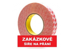3M™ oboustranná páska GPT-020F, čirá, tl. 0,2 mm, plastový liner 15 mm x 50 m