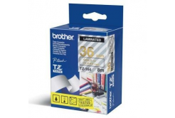 Brother TZ-164 / TZe-164, 18mm x 8m, златен печат/полупрозрачен фон, оригинална лента