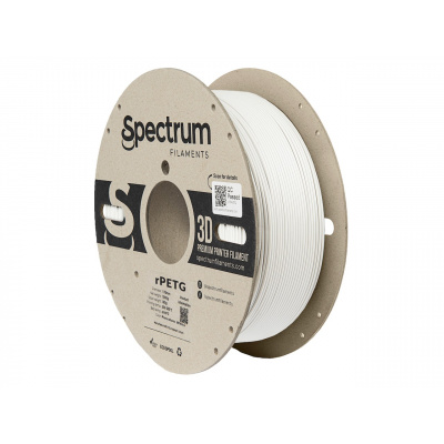 Spectrum 80590 3D филамент, r-PETG, 1,75 мм, 1000g, бял порцелан