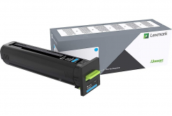 Lexmark 72K0X20 лазурен (cyan) оригинален тонер