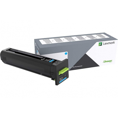 Lexmark 72K0X20 лазурен (cyan) оригинален тонер