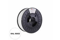 C-Tech 3DF-P-ABS1.75-9003 3D филамент, ПРЕМИУМ ЛИНИЯ, ABS, бял цвят на движението, 1,75 мм, 1кг