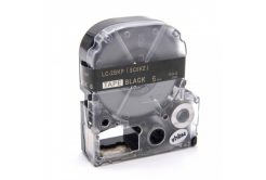 Epson LC-SC6KZ, 6mm x 8m, златен печат / черен фон, съвместима лента
