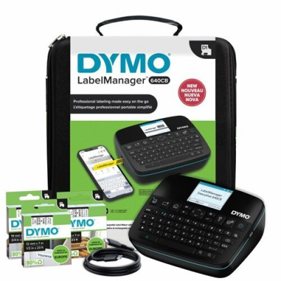 Dymo LabelManager Executive 640 CB 2202121 производител на етикети с калъф