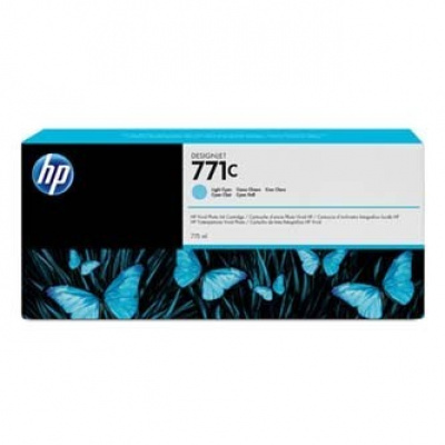 HP 771C B6Y12A светло циан (light cyan) оригинална касета