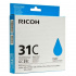 Ricoh GC-31C 405689 циан (cyan) оригинална касета