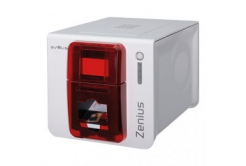 Evolis Zenius Expert ZN1H00HSRS, картов принтер, single sided, 12 dots/mm (300 dpi), USB, Ethernet, contactless, red