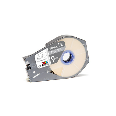 Partex PROMARK-PL090CN9, бял самозалепваща лента, 9мм, 30м