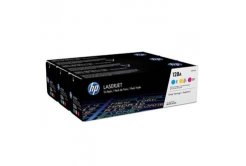 HP 128A CF371AM, лазурен/магента/жълт (cyan/magenta/yellow) оригинален тонер