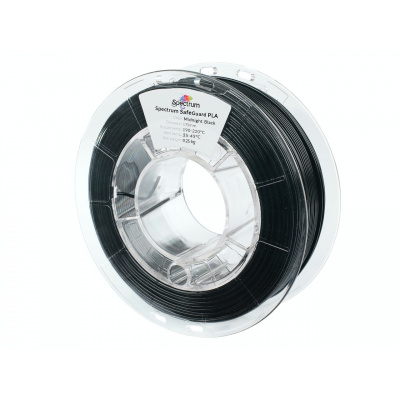 Spectrum 81552 3D филамент, SafeGuard PLA, 1,75mm, 250g, Черен (Deep black)