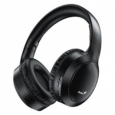 Genius HS-800BT sluchátka s mikrofonem, bezdrátová, černá, bluetooth