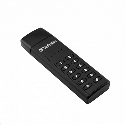 VERBATIM USB 3.0 устройство 128 GB - Keypad Secure (R:160/W:150 MB/s) GDPR