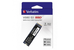 Verbatim 49364 Vi560, Вътрешен SSD диск, 1000GB, SATA III, 560 MB/s-R, 520 MB/s-W, черно