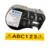 Brady M4-82-499-YL-BK / 170800, 9.53 mm, Nylon, черно копиране / жълт фон